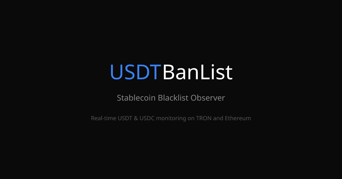 USDT Contract on Ethereum — Check if a Wallet Is Frozen by Tether (Free ...